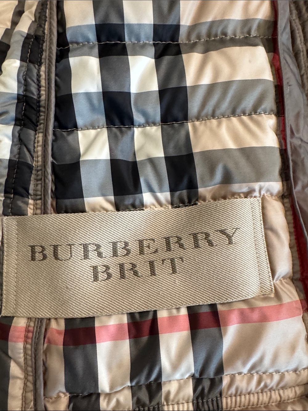 Authentic Burberry Brit Quilted Jacket - Picture 12 of 16
